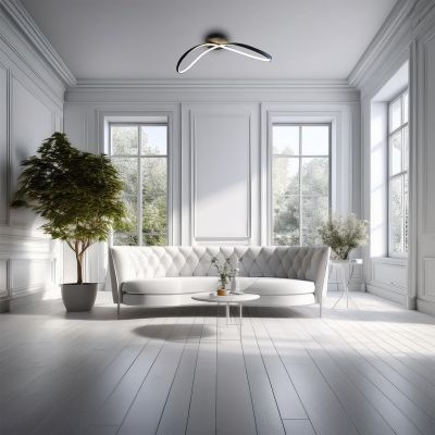 Milagro Infinity lampa podsufitowa 1x21 W czarna ML1574