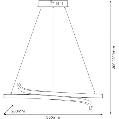 Milagro Lorenzo lampa wisząca 1x35 W czarna ML1583