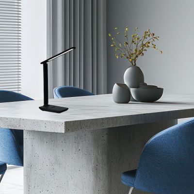 Milagro Post lampa biurkowa 1x5 W czarna ML1630