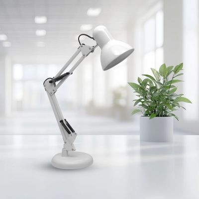 Milagro Nexa lampa biurkowa 1x60 W biała ML1637