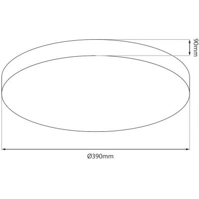 Milagro Classic lampa podsufitowa 3x15 W biała ML1829
