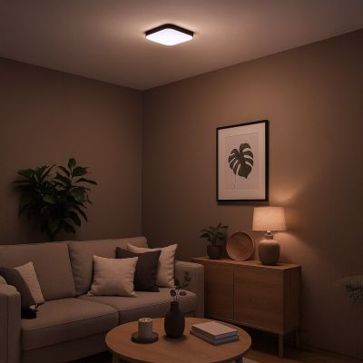 Milagro Nemo lampa podsufitowa 1x11 W czarna ML1835