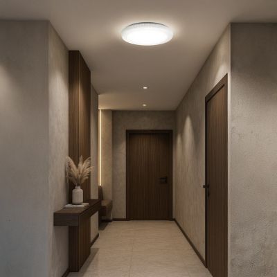 Milagro Lugo lampa podsufitowa 1x36 W przezroczysta ML1855