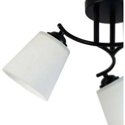Milagro Pafos lampa podsufitowa 3x15 W czarna ML2257