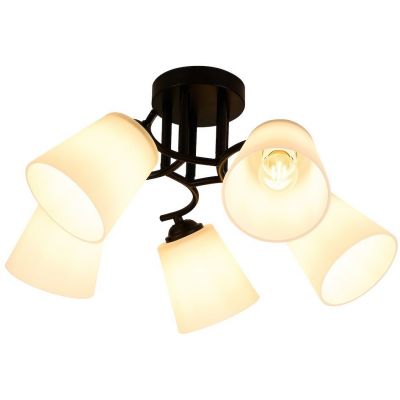 Milagro Pafos lampa podsufitowa 5x15 W czarna ML2258