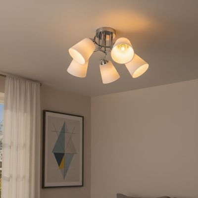 Milagro Pafos lampa podsufitowa 5x15 W chrom ML2261