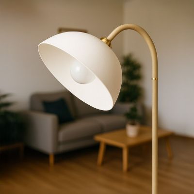 Milagro Zack lampa stojąca 1x60 W beżowa ML2338