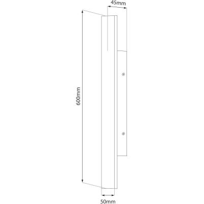 Milagro Wow kinkiet 1x11 W czarny ML2516
