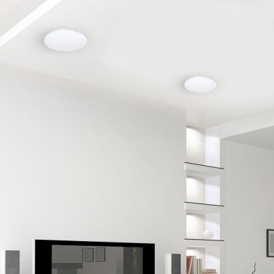 Milagro Siena plafon 1x30W biały/chrom ML262