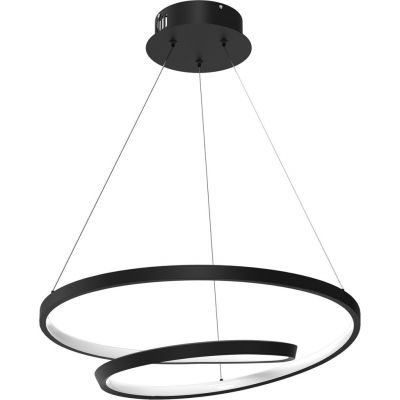 Milagro Lucero lampa wisząca 1x48W LED czarna ML7948