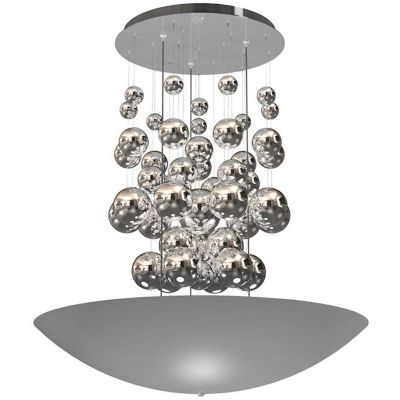 Milagro Perla lampa wisząca 1x42W srebrna ML858