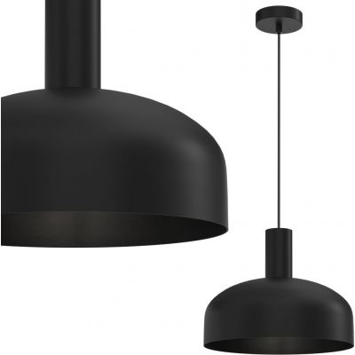 Milagro Visby lampa wisząca 1x60 W czarna MLP1553