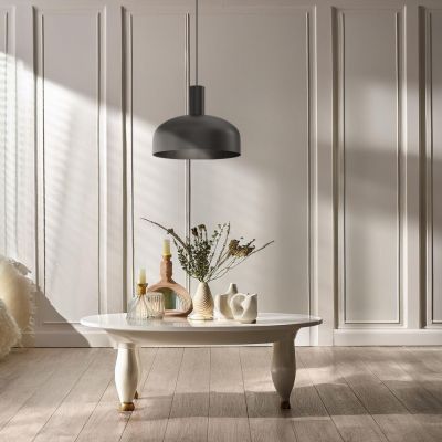 Milagro Visby lampa wisząca 1x60 W czarna MLP1553