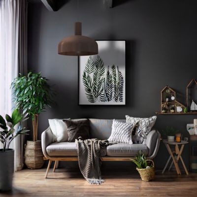 Milagro Visby lampa wisząca 1x60 W czekoladowy MLP1557