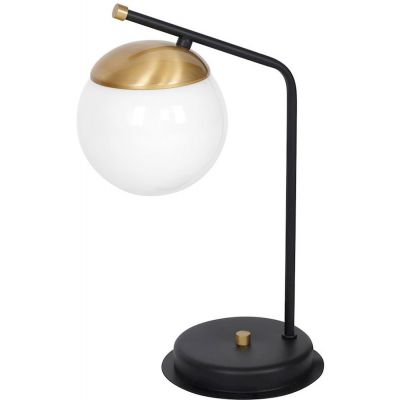 Milagro Carina lampa stołowa 1x40W czarno/złota MLP4868