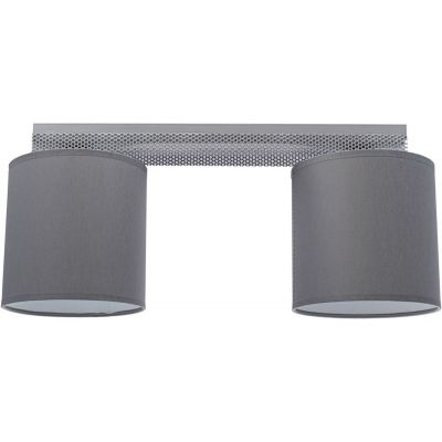 Milagro Miś lampa podsufitowa 2x60W szaro/drewniana MLP4964