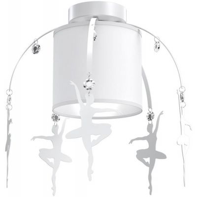 Milagro Baletnica lampa podsufitowa 1x60W biała MLP4967