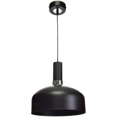 Milagro Malmo lampa wisząca 1x60W czarna/chrom MLP6203