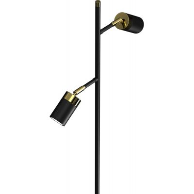 Milagro Joker lampa stojąca 2x40W czarna/złota MLP7535