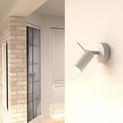 Milagro Preston kinkiet 1x3W biały/chrom MLP7614