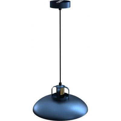 Milagro Felix lampa wisząca 1x60W granatowy/złoty mat MLP7714