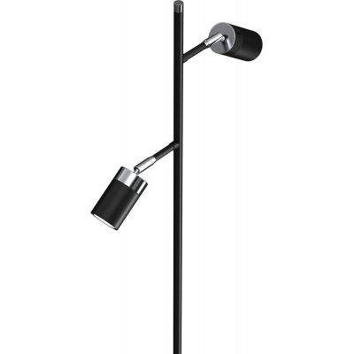 Milagro Joker lampa stojąca 2x40W czarna/chrom MLP7750