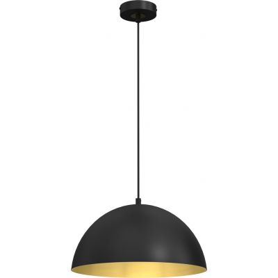 Milagro Beta lampa wisząca 1x60W czarny/złoty MLP7896