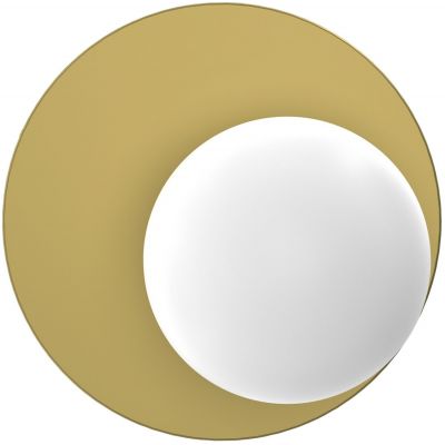 Milagro Bibione lampa podsufitowa 1x25W złoty/biały MLP8394