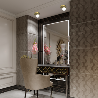 Milagro Bibione lampa podsufitowa 1x25W złoty/biały MLP8394