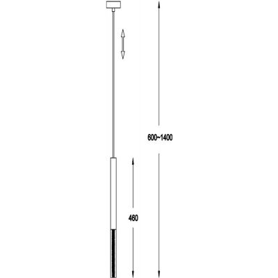 Zuma Line One lampa wisząca 1x5W chrom P0461-01E-F4F4