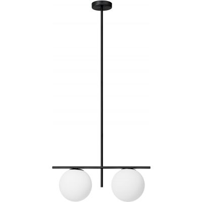 Miloox Jugen Black lampa podsufitowa 2x40W czarna/biała 1744.200