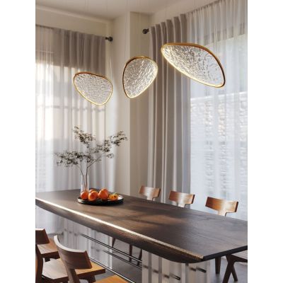 MaxLight lampa wisząca 1x17 W złota P0637D