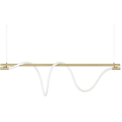 Moosee Serpiente lampa wisząca 1x22,4 W biała-złota MSE010100178