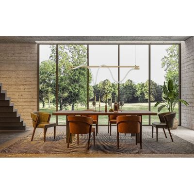 Moosee Serpiente lampa wisząca 1x22,4 W biała-złota MSE010100178