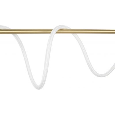 Moosee Serpiente lampa wisząca 1x22,4 W biała-złota MSE010100178