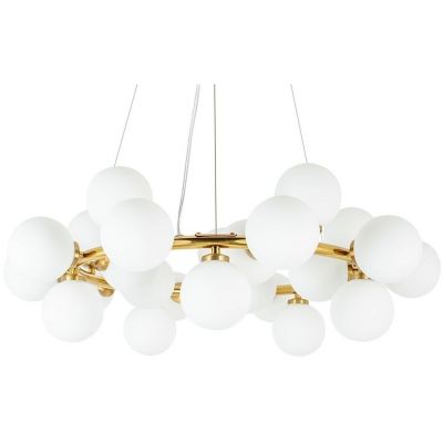 Moosee Cosmo lampa wisząca 25x5 W biała-złota MSE010100223