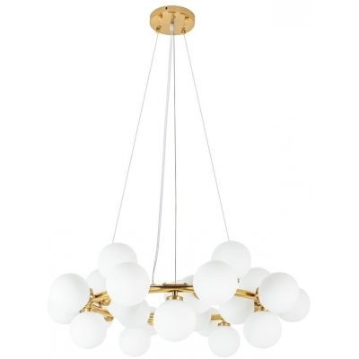 Moosee Cosmo lampa wisząca 25x5 W biała-złota MSE010100223