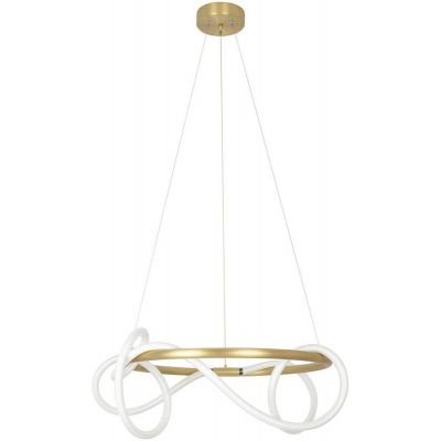 Moosee Serpiente lampa wisząca 1x32 W biała-złota MSE010100236