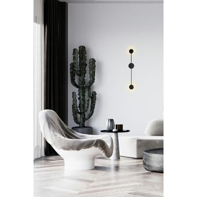 Moosee Shadow lampa ścienna 1x9 W czarny MSE010100246