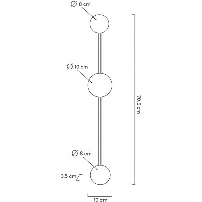 Moosee Shadow lampa ścienna 1x9 W czarny MSE010100246