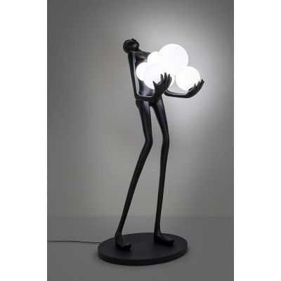 Moosee Human lampa stojąca 6x30W czarna/biała MSE010100326