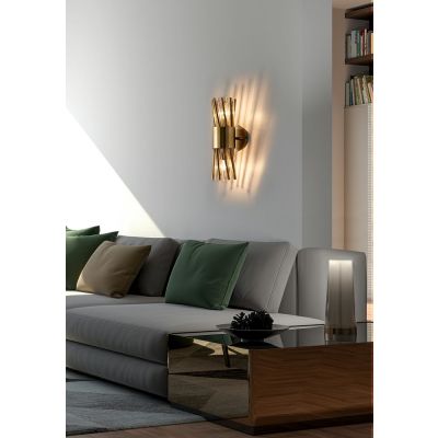 Moosee Lorenzo kinkiet 2x40 W złoty MSE010100338