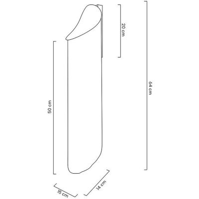 Moosee Lambada kinkiet 1x40W złoty MSE010100374