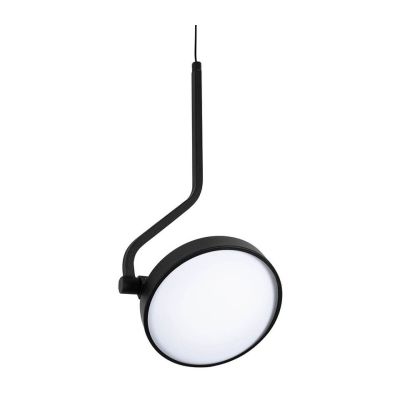 Moosee Flat lampa wisząca 1x10 W czarna MSE010100384