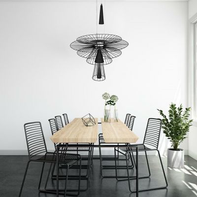 Moosee Sesto lampa wisząca 2x5 W czarna MSE1501100139