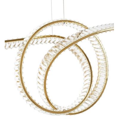 Moosee Wave lampa wisząca 1x28 W złota MSE1501100188