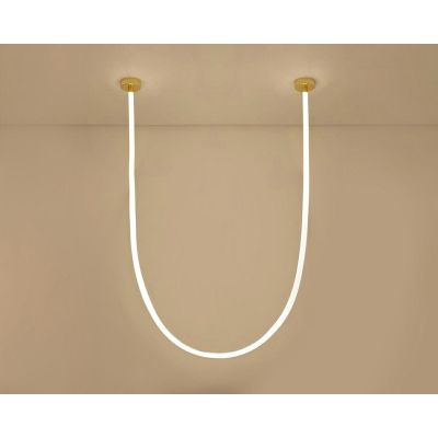 Moosee Lasso lampa wisząca 1x50 W biała-złota MSE1501100443