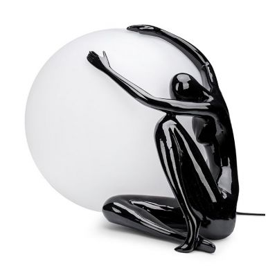 Moosee Uomo lampa stołowa 1x40 W biała-czarna MSE1501100454