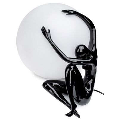 Moosee Uomo lampa stołowa 1x40 W biała-czarna MSE1501100454