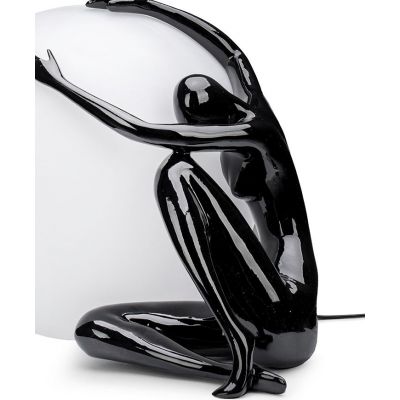 Moosee Uomo lampa stołowa 1x40 W biała-czarna MSE1501100454